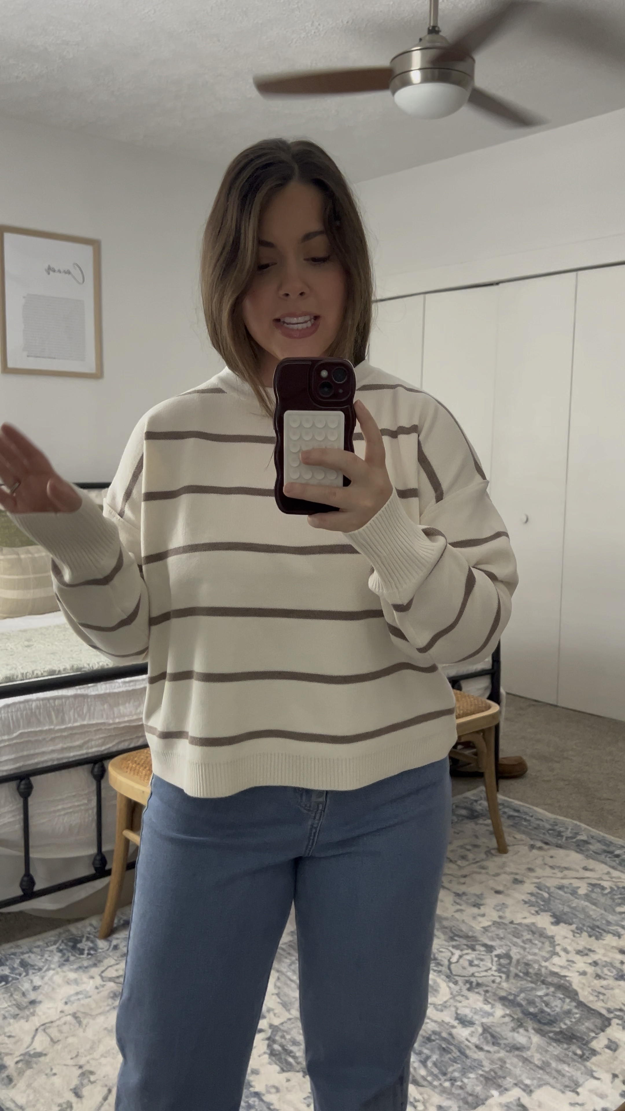 Wearing a medium! 

#LTKStyleTip #LTKMidsize #LTKSeasonal