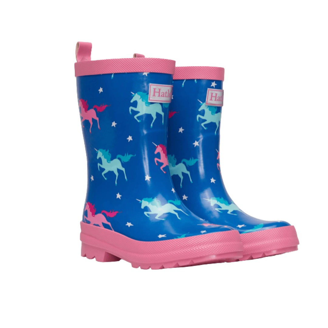 Twinkle Unicorns Shiny Rain Boots | Ellifox