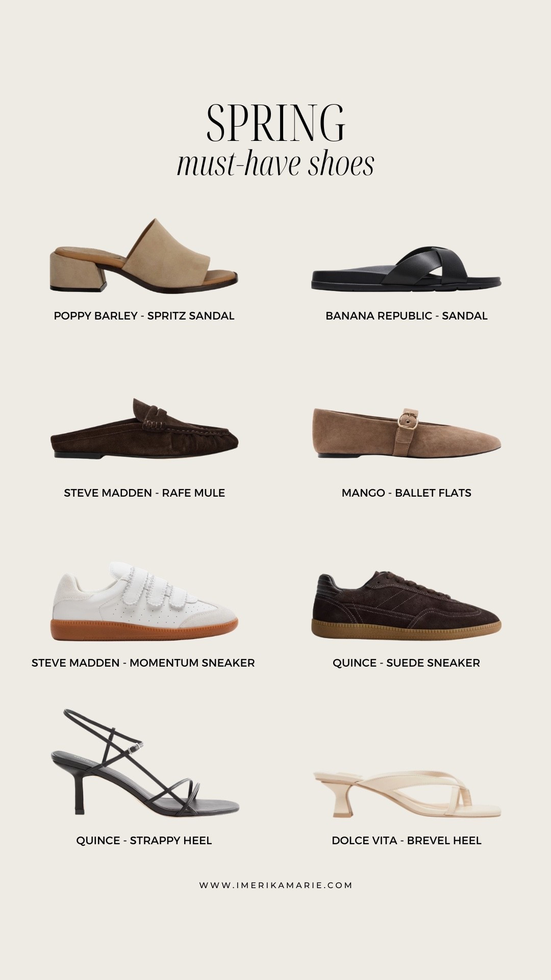 Best Spring Shoes 2026 👟

Steve Madden Rafe Mule, Momentum Sneakers and Quince Suede Sneakers all run true to size!

#LTKFestival #LTKSeasonal