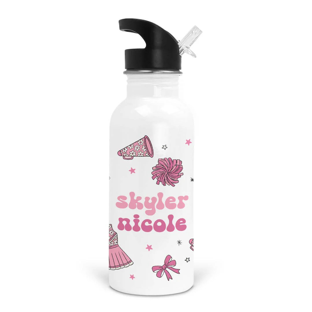 Cheer Squad Personalized Kids Water Bottle | Caden Lane