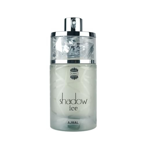Ajmal Shadow Ice Eau de Parfum 3.4 oz / 100 ml – Fresh Long-Lasting Unisex Perfume | Citrus, Neroli, Jasmine, Musk & Sandalwood | Premium Summer Fragrance from Dubai | Amazon (US)