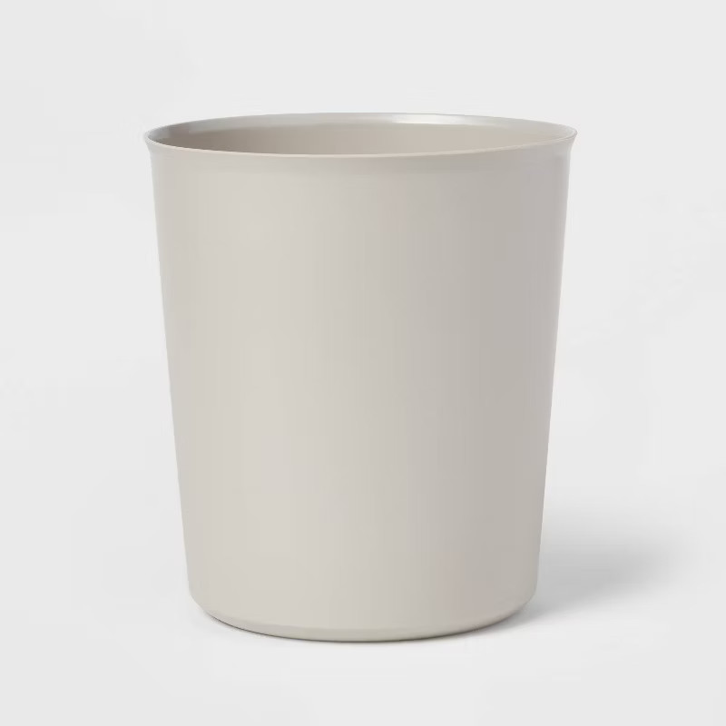 1.8gal Flexible Round Wastebasket Gray - Brightroom™ | Target