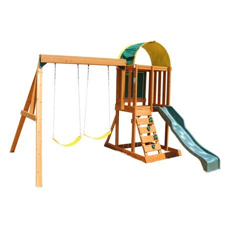 KidKraft Ainsley Wooden Swing Set / Playset | Walmart (US)