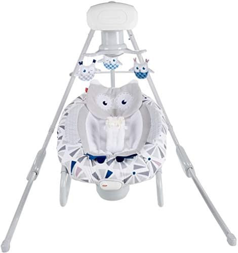 Fisher-Price Owl Love You 2-in-1 Deluxe Cradle 'n Swing with Smart Connect | Amazon (US)
