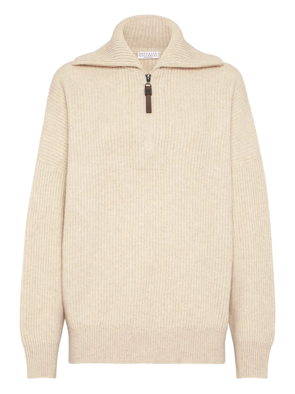 zip-collar sweater | Farfetch Global