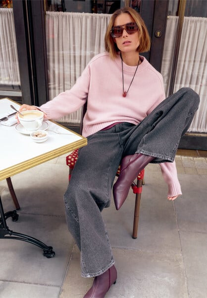 Bree Horseshoe Barrel Leg Jeans | Hush UK