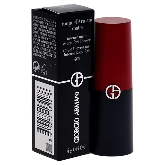 Giorgio Armani Rouge D Armani Matte Lipstick - 403 Lucky Red Women Lipstick 0.14 oz | Amazon (US)