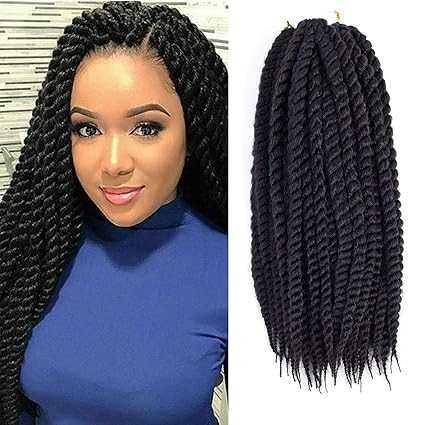 Admutty Havana Twist Crochet Hair 6 Packs 18 inch Crochet Braids Senegalese Twist Crochet Braidin... | Amazon (US)