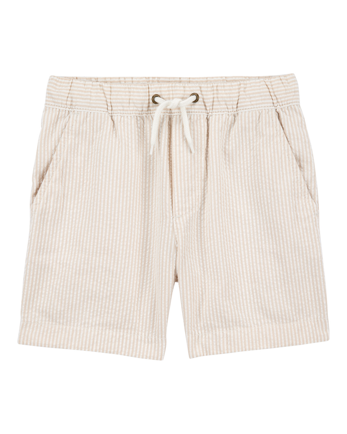 Kid Pull-On Drawstring Shorts - Khaki | Carter's Inc