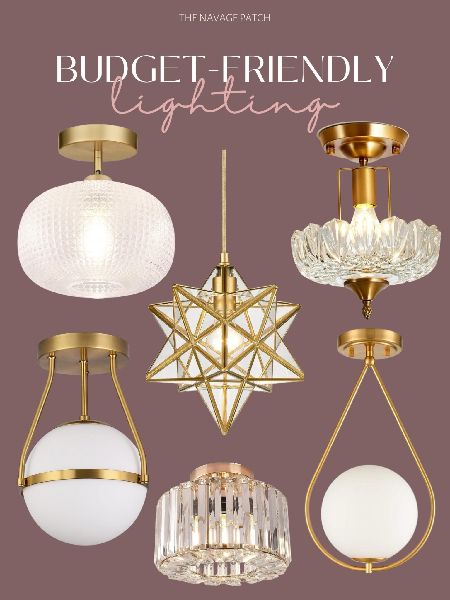 Budget friendly brass lighting, Amazon lighting, closet lights, pantry lights, hall lights, Moravian star pendant light #amazonfinds #bestsellers

#LTKfindsunder50 #LTKfindsunder100 #LTKhome