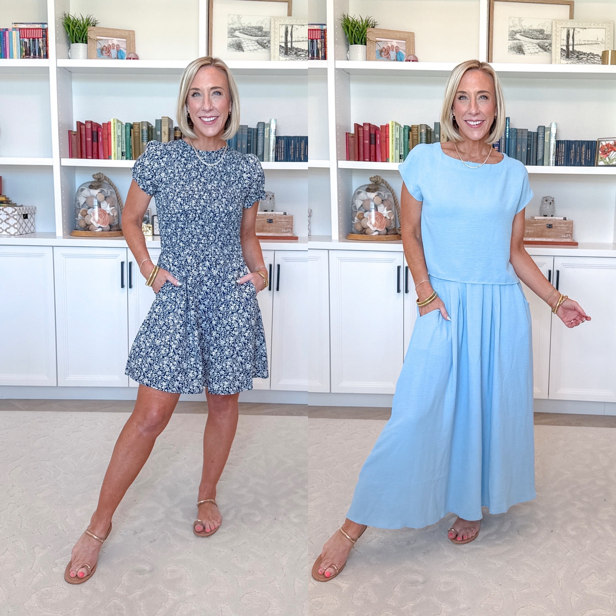 Unboxing Amazon and Target recent orders * Puff Short Sleeve Smocked Mini Dress - size XS. 2 colors. On Sale. 1. 2-Piece Cap Sleeve Top & Maxi Skirt Set - size Small. 11 colors. 

 

#LTKSeasonal #LTKOver40 #LTKSaleAlert