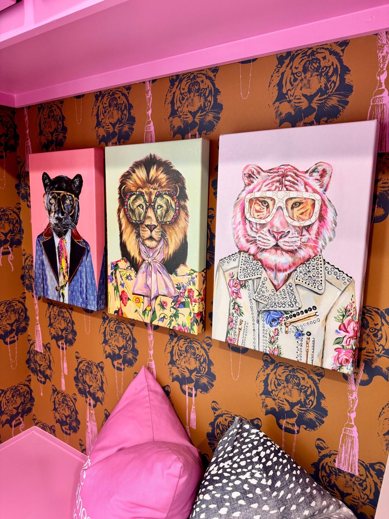 These funny anima canvases are in my laundry room/office. Dopamine decor is always a good choice! 

#LTKFindsUnder100 #LTKHome