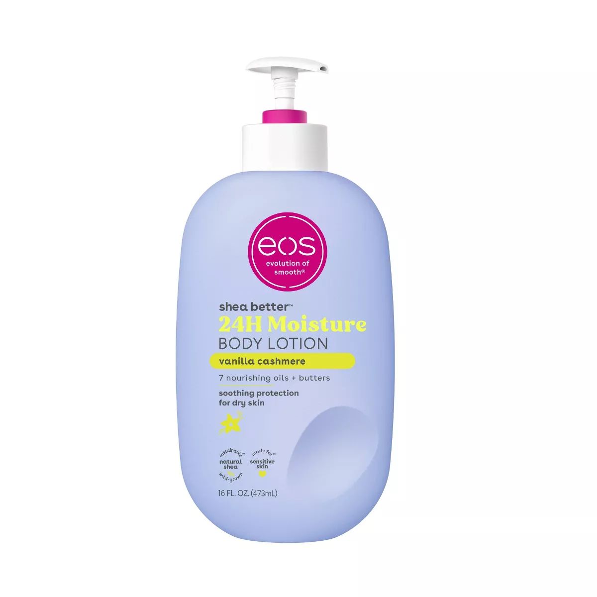 eos Shea Better Moisture Body Lotion - Vanilla Cashmere - 16 fl oz | Target