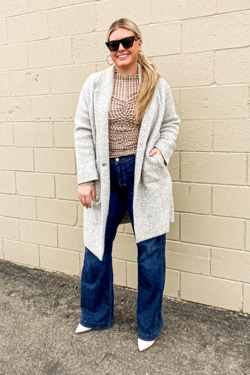 Coatigan + my white booties a part of the nsale! Booties run tts 

#LTKxNSale #LTKshoecrush #LTKstyletip