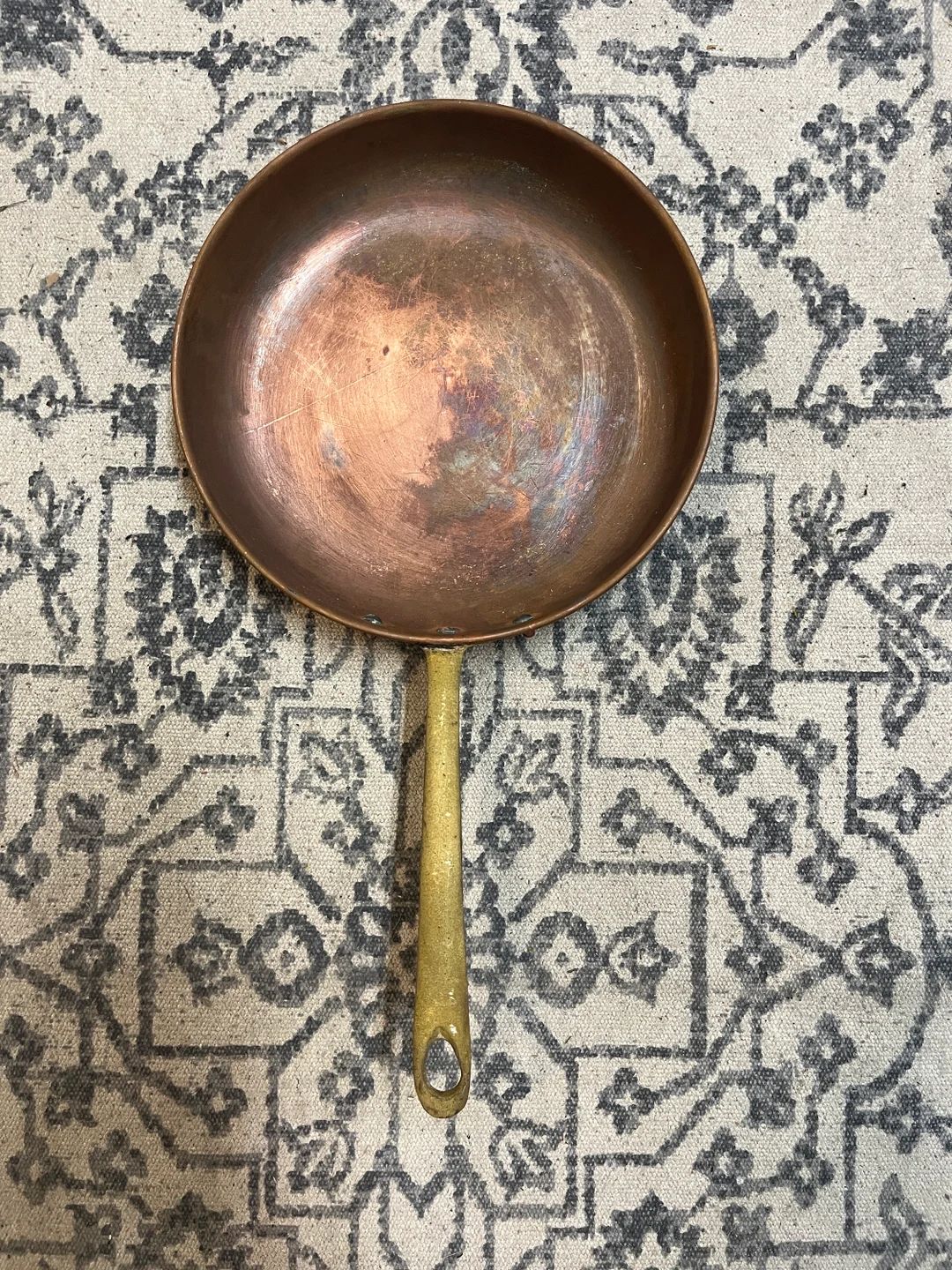 Vintage Copper Skillet Copral Portugal | Etsy (US)