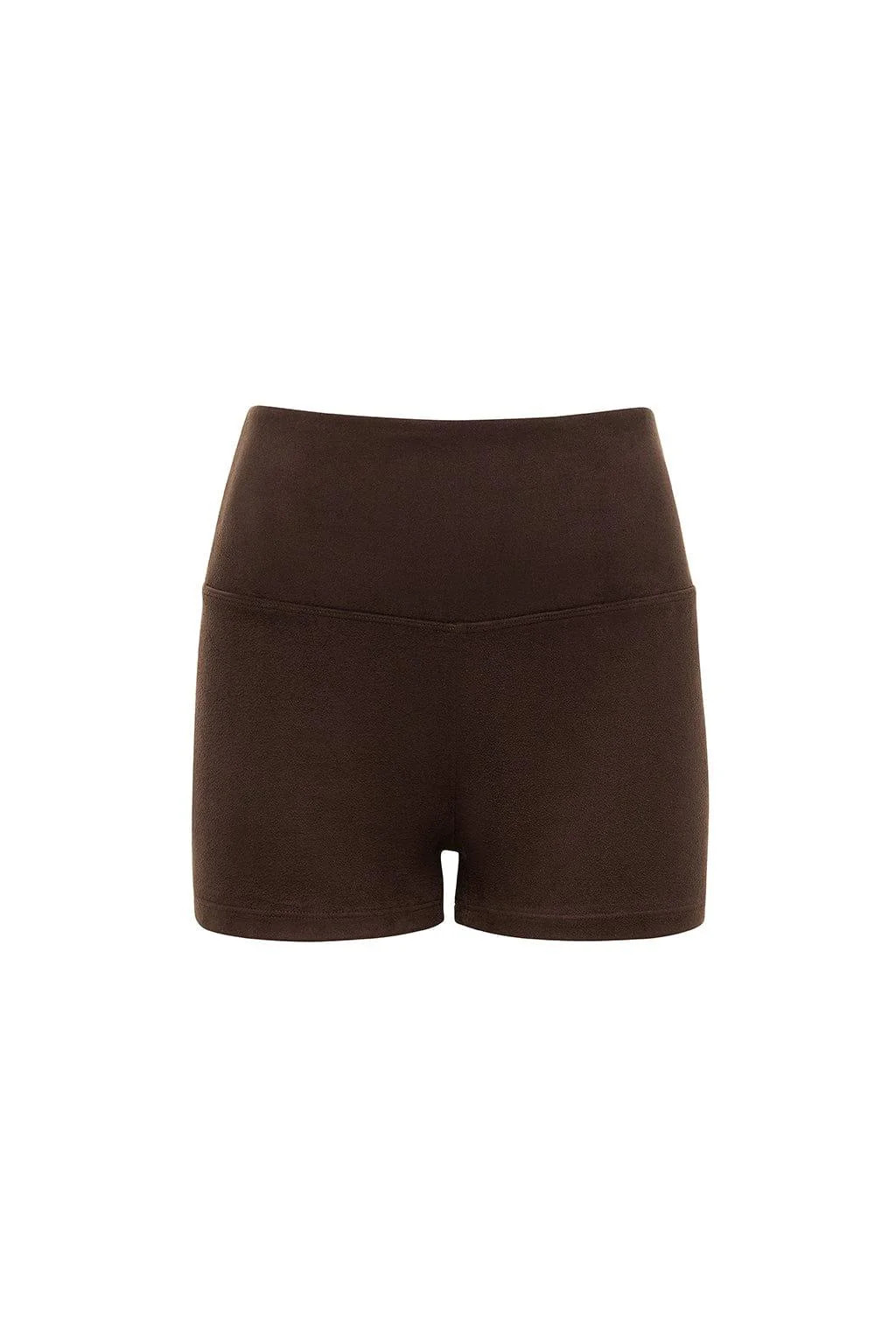 Espresso Suede Micro Bike Short | Montce