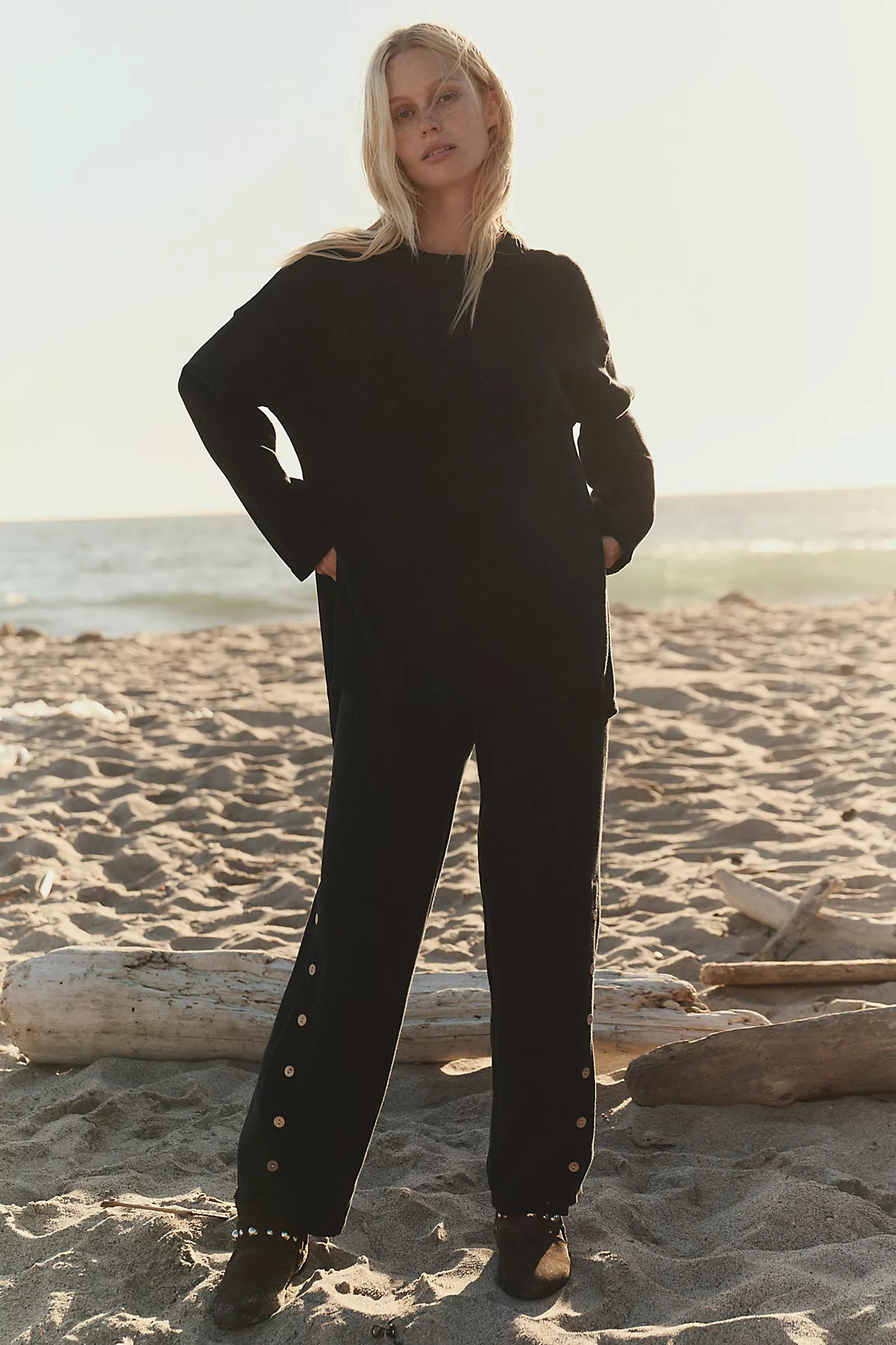 Button Up Sweater Set | Free People (Global - UK&FR Excluded)