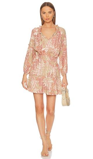 Maggie Mini Dress in Gloriosa Print Flamingo | Revolve Clothing (Global)