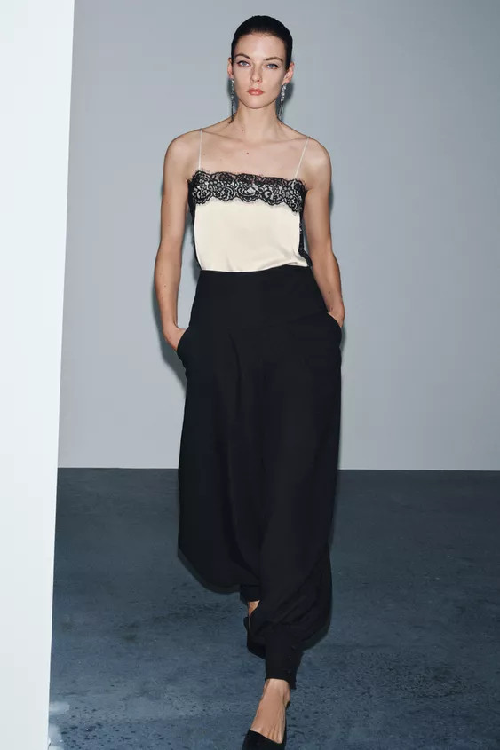 ZW COLLECTION BLOOMERS WITH SASH | Zara US