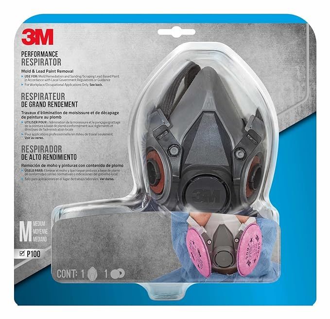 3M Mold and Lead Paint Removal Respirator, Medium - 6297PA1-A | Amazon (US)