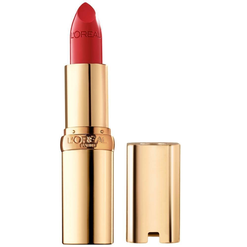 L'Oreal Paris Colour Riche Original Satin Lipstick For Moisturized Lips - 350 British Red - 0.13oz | Target