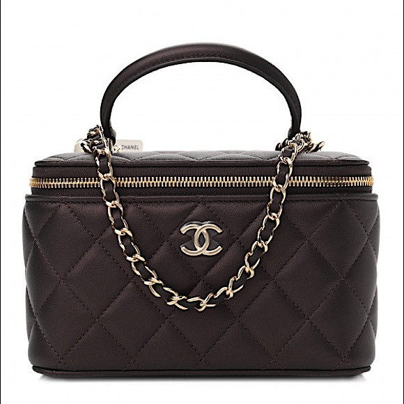 AUTHENTIC NIB RARE IRIDESCENT CHANEL VANITY BAG | Poshmark