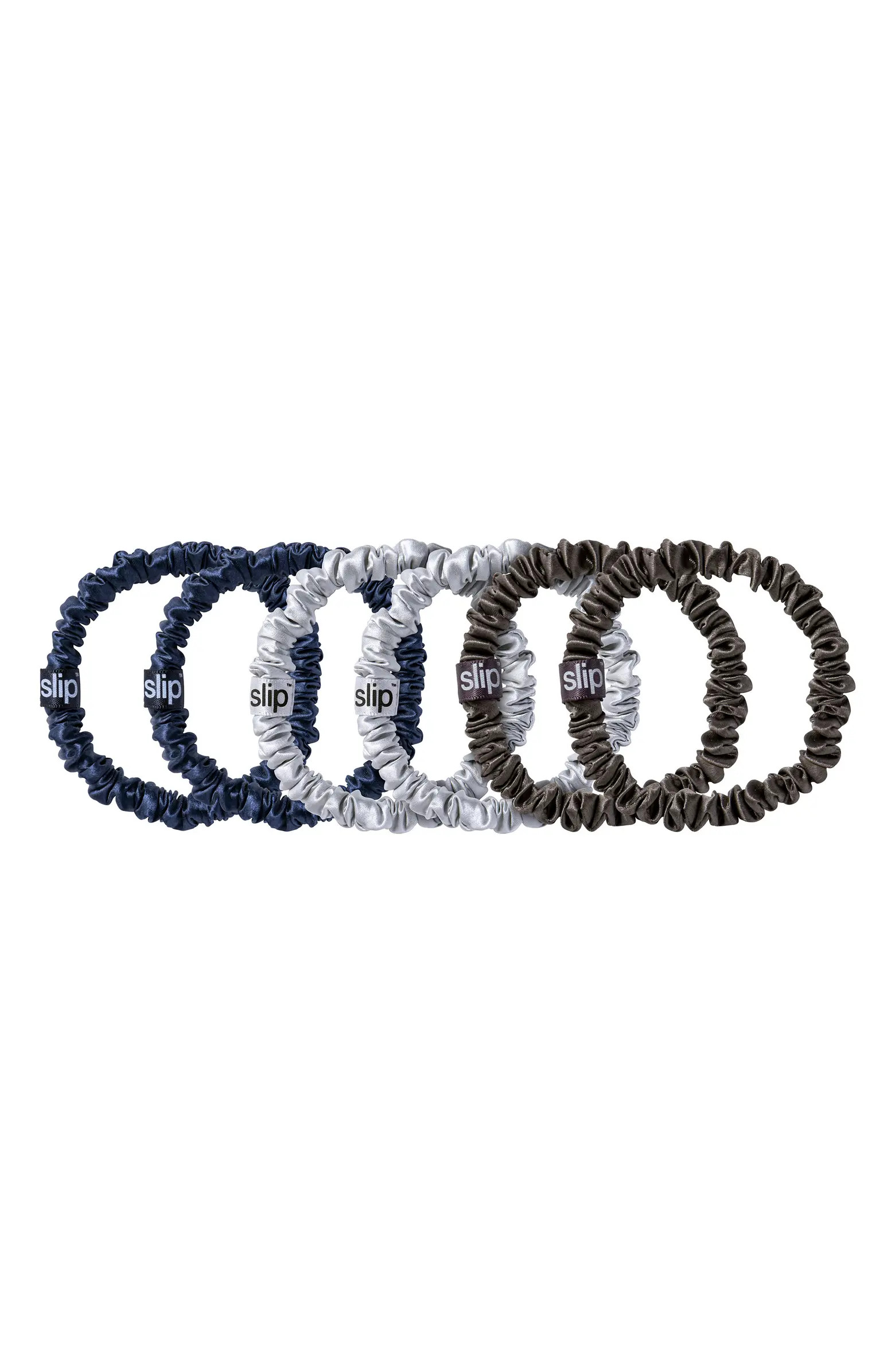 Pure Silk 6-Pack Skinny Scrunchies | Nordstrom