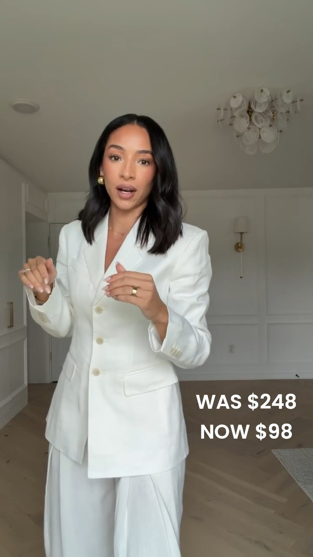 60% OFF linen blazer! The shape, structure and fit of this whole outfit is perfection! I have this blazer in grey and black too - it’s that good! Wearing size 4 blazer and size 6 trousers 

workwear, work outfit, office outfit, summer outfit, summer workwear, work conference outfit, chic office outfit, business casual workwear, teacher outfits, back to school outfits