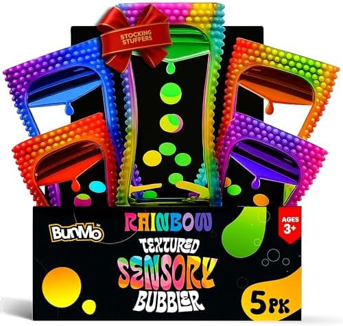 BUNMO Stocking Stuffers for Kids - Liquid Motion Bubbler Sensory Toys - Liquid Timer for Kids - C... | Amazon (US)