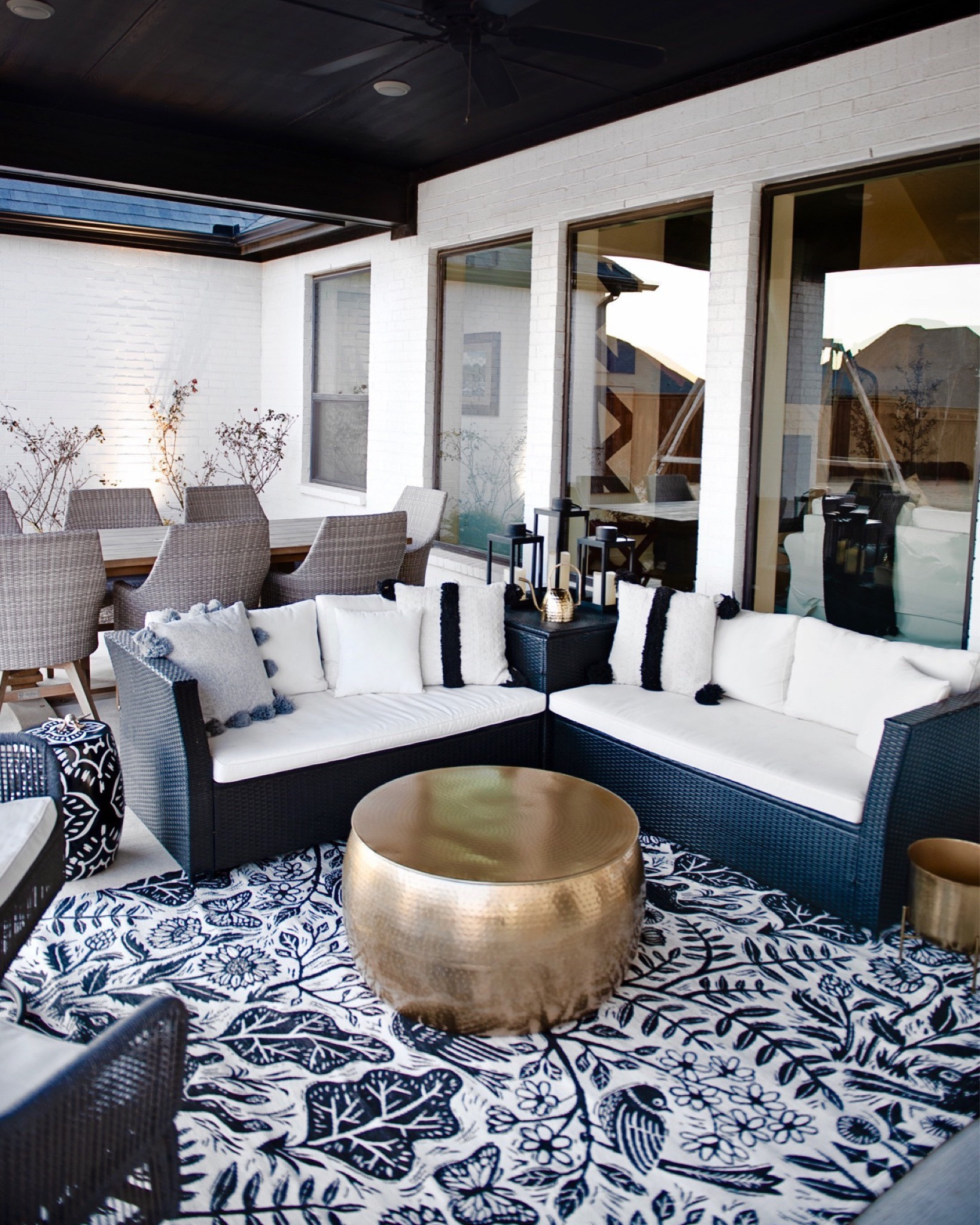 My new patio rug is one of my favorite finds! It’s from Target and gorgeous! 

Patio furniture, patio rug, black and white rug, Target furniture , front porch, back porch, pool furniture, modern patio

#LTKhome #LTKSeasonal #LTKstyletip