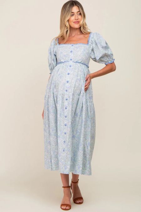 Maternity dress. Bump friendly. Post bump friendly. Under $90. Also in lilac

#LTKbump #LTKunder100 #LTKFind
