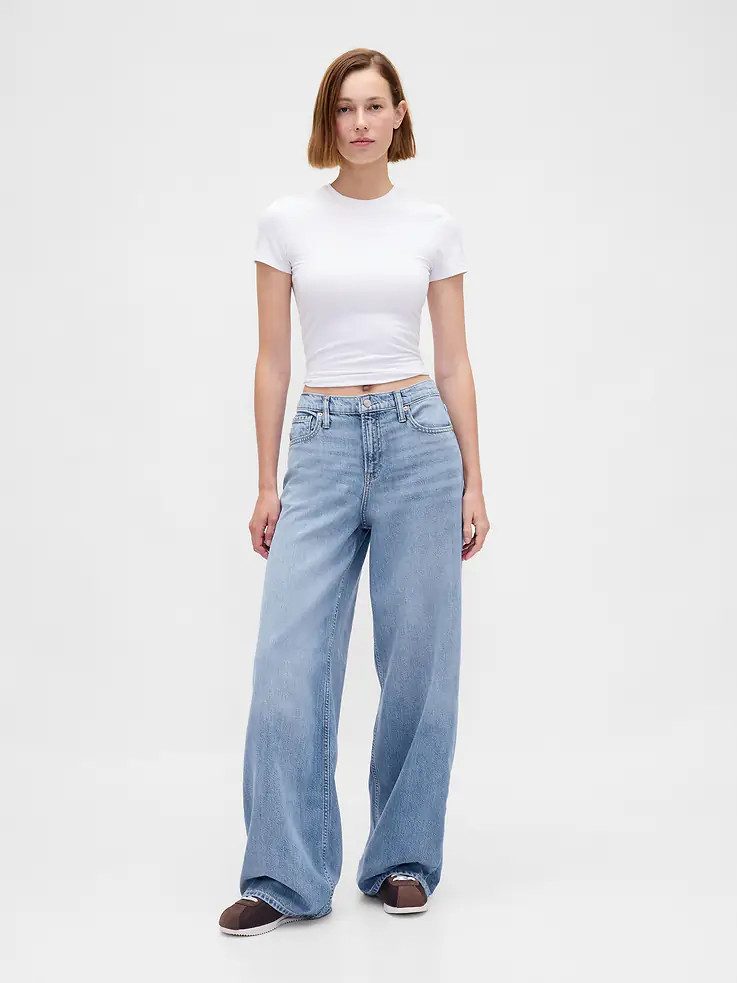Mid Rise UltraSoft Baggy Jeans | Gap (US)