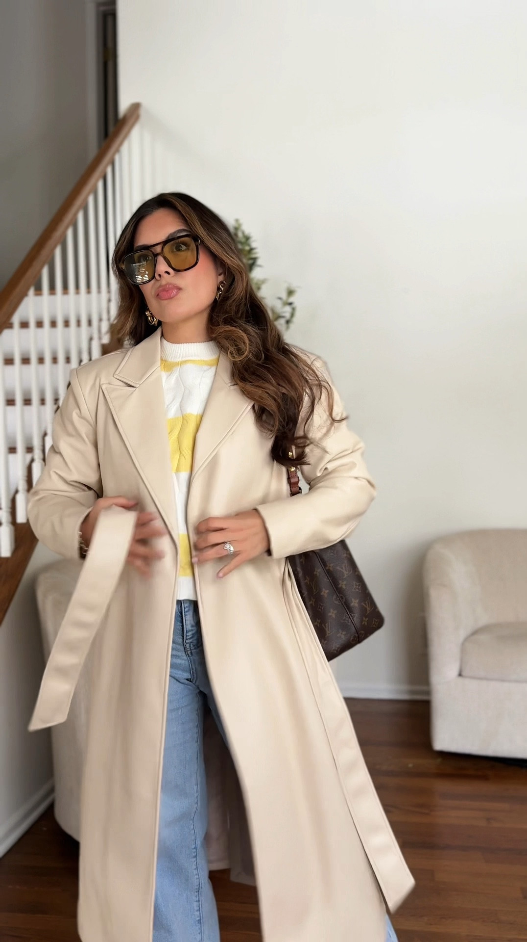 Over 40 Style: what i wore to brunch! And this $18 crewneck sweater🐥 #winterfashion 

#LTKPetite #LTKOver40