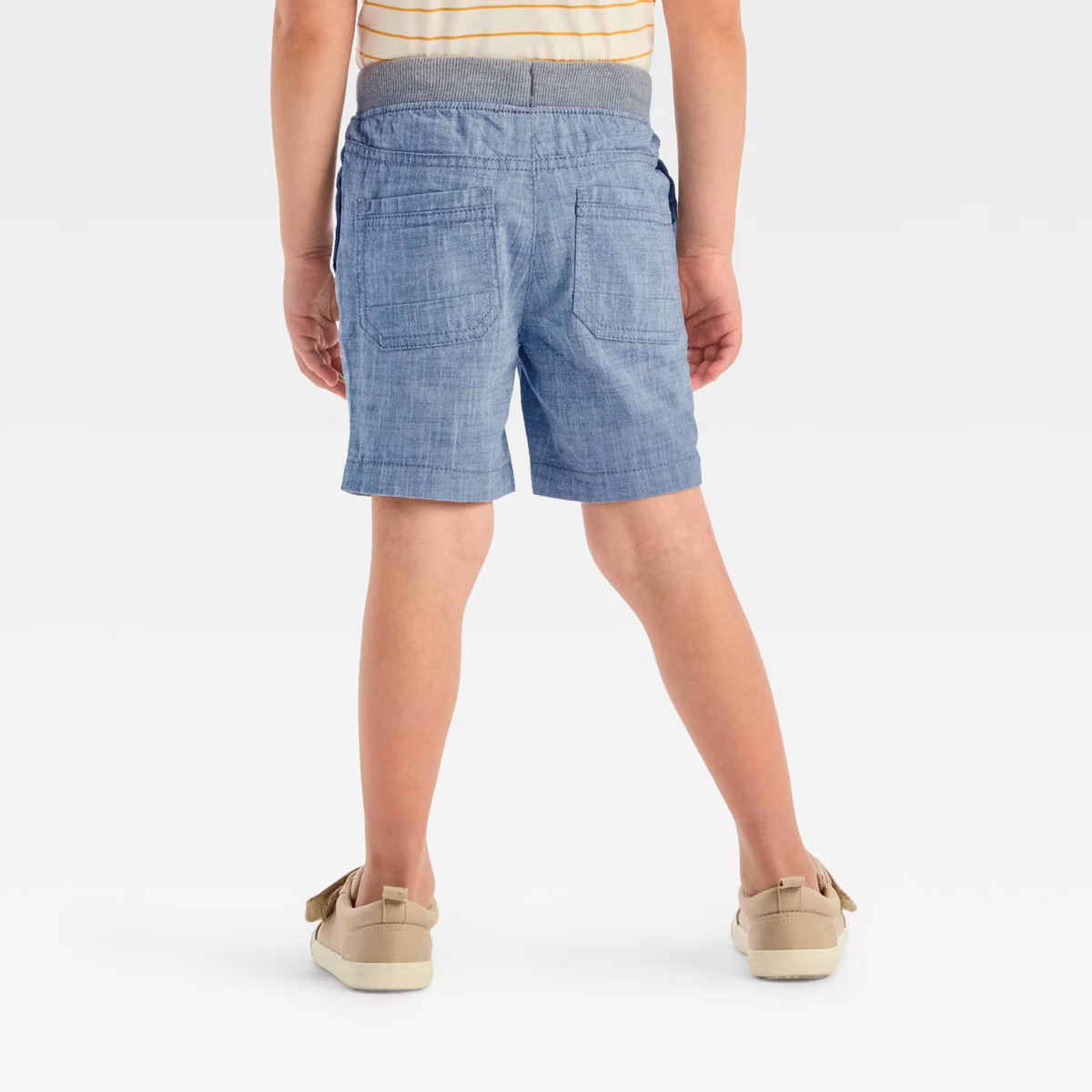 Toddler Boys' Chambray Solid Pull-On Shorts - Cat & Jack™ | Target