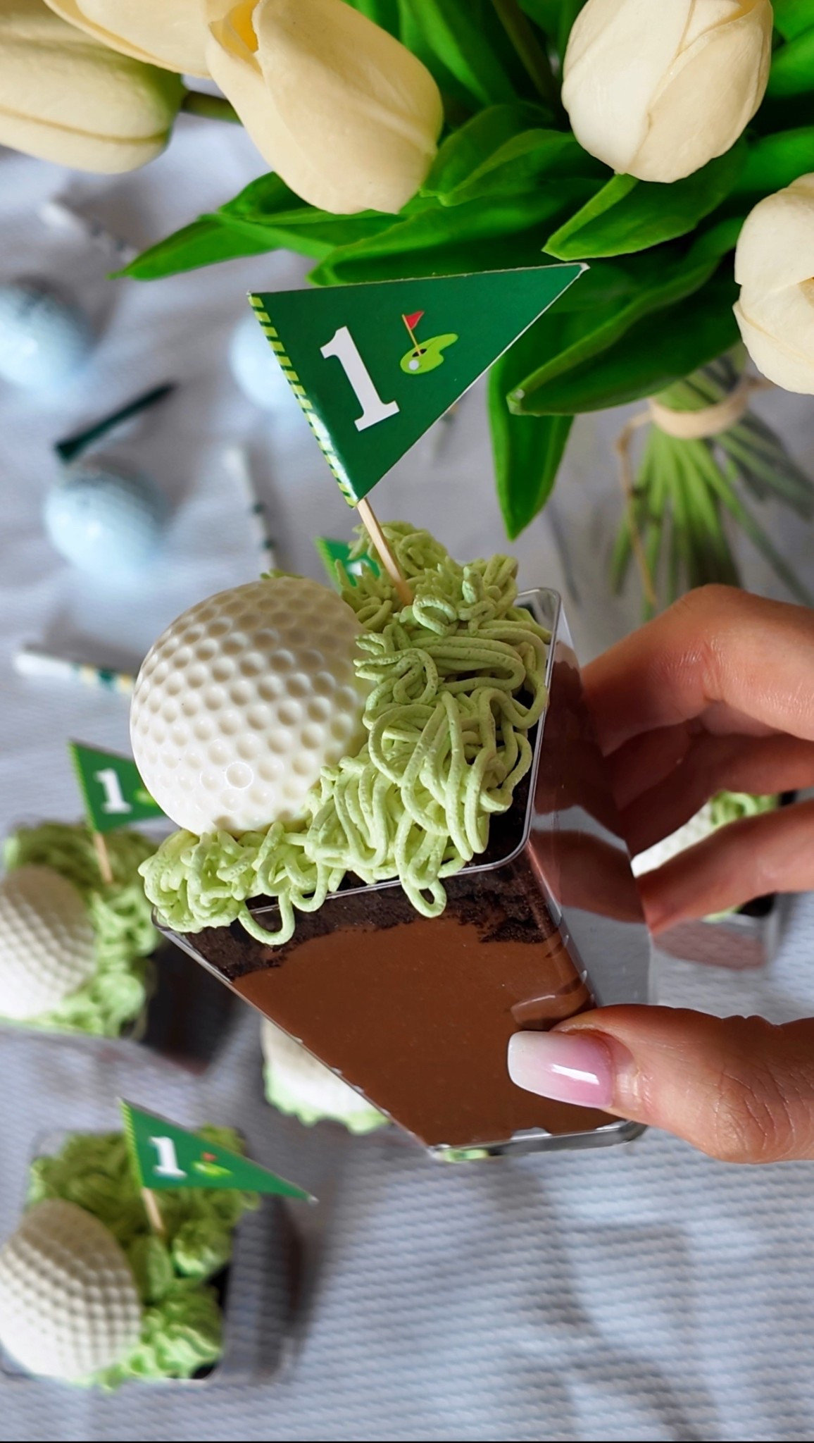 Golf themed treat cups⛳️🏌️‍♀️