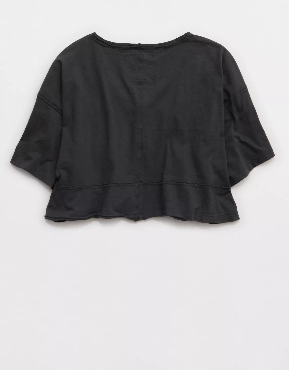 Aerie Happiest Cropped V Neck T-Shirt | American Eagle Outfitters (US & CA)