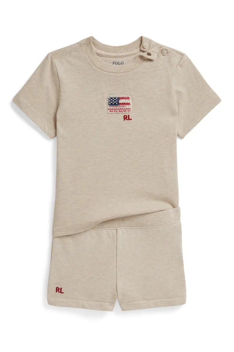 Jersey Knit Cotton Top & Shorts Set (Women) | Nordstrom | Nordstrom