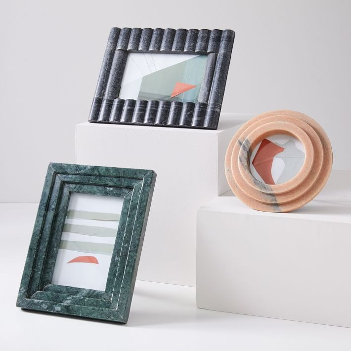Textured Marble Frames- Multi | West Elm (US)