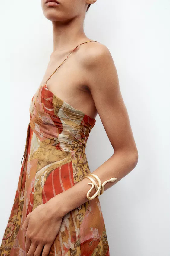 METALLARMREIF SCHLANGENHAUTMUSTER | Zara DE