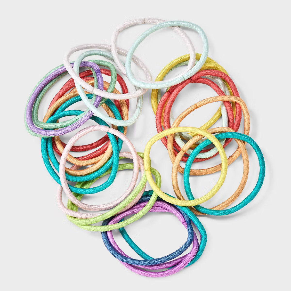 Kids' 2mm Thin Elastics -  50ct - Assorted Neon Colors - Cat & Jack | Target
