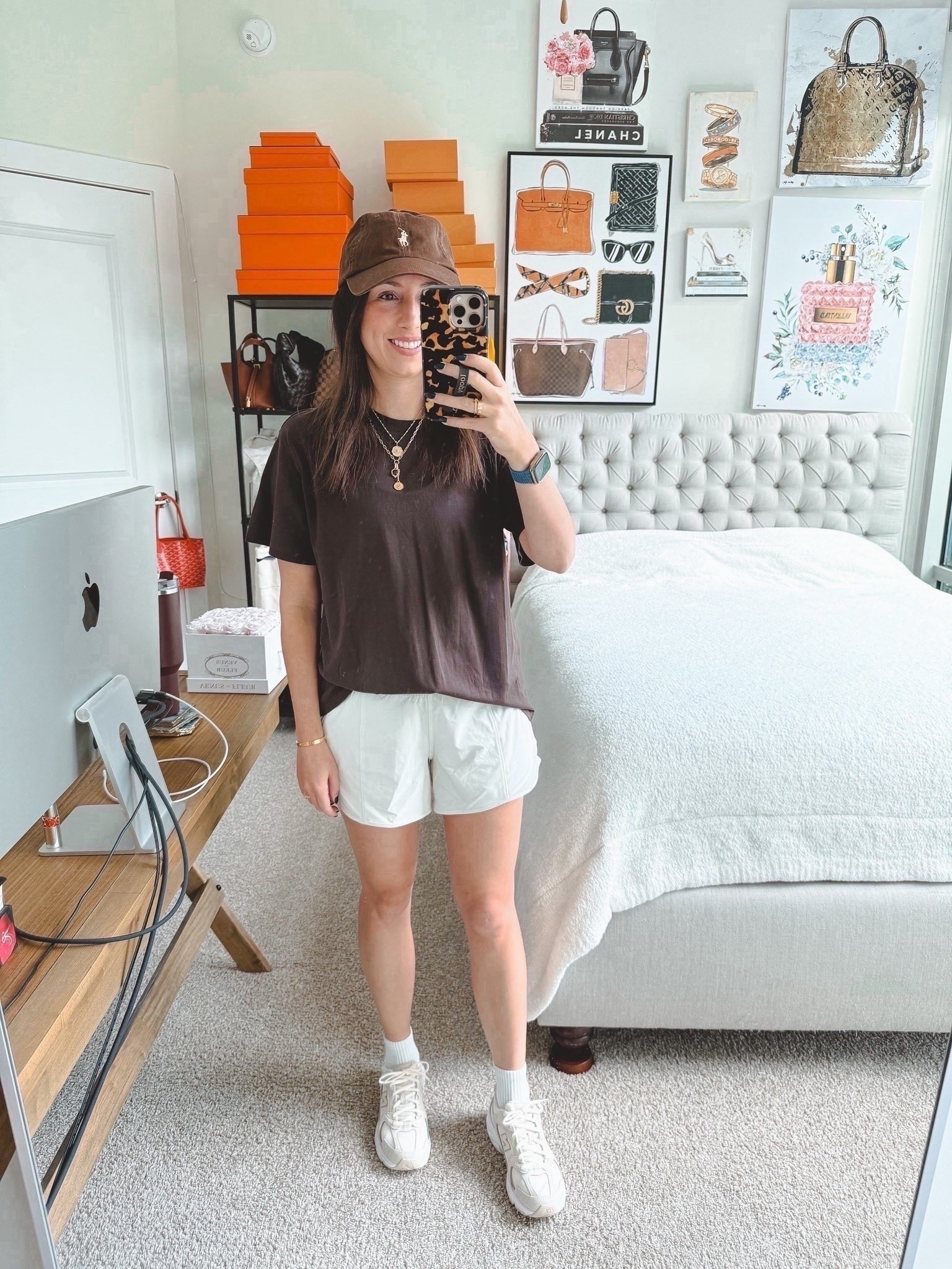 Lululemon all yours tee in espresso with Hotty hot shorts in bone



#LTKSeasonal #LTKFindsUnder100 #LTKootd