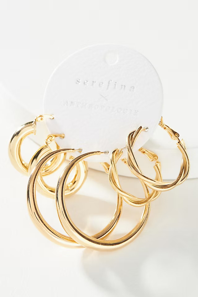 Katrine Hoop Earring Set | Anthropologie (US)