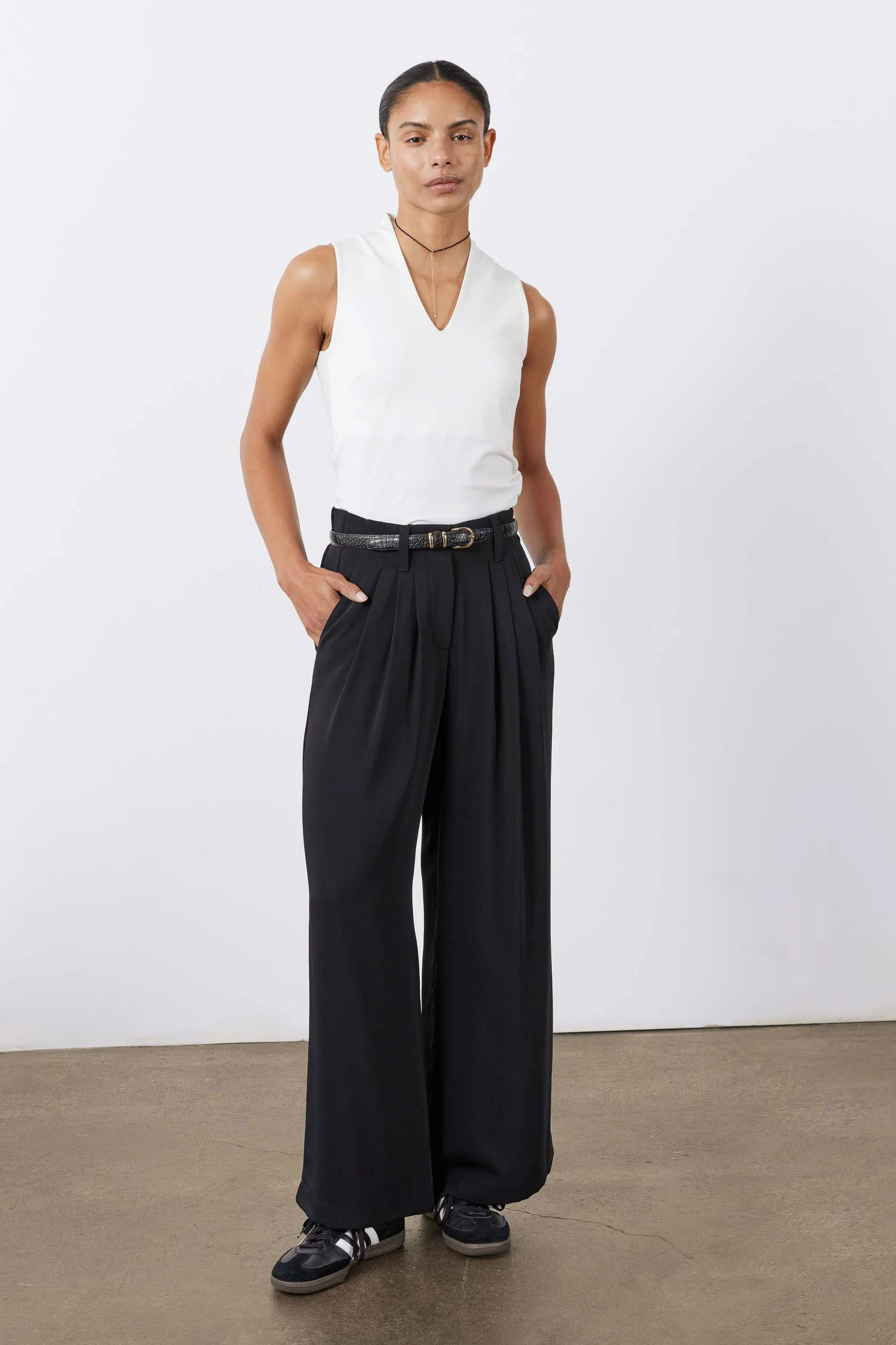 The Petite Wide Leg Trousers | Ruti