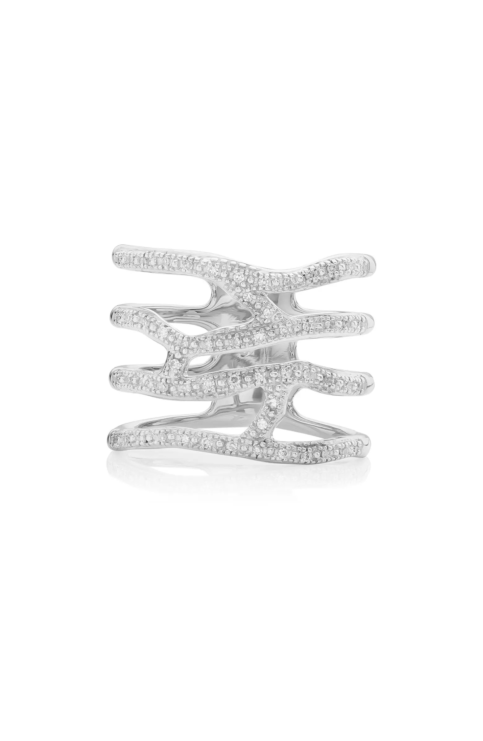 Monica Vinader Riva Waterfall Diamond Cocktail Ring | Nordstromrack | Nordstrom Rack