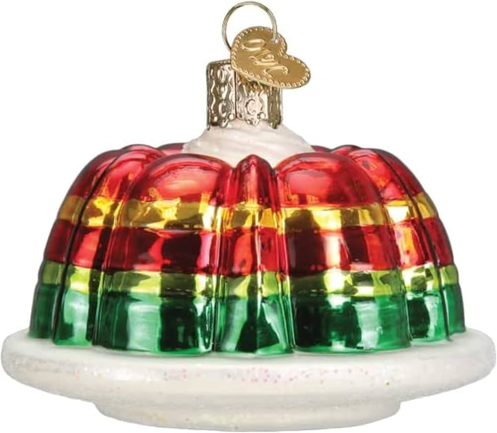 Old World Christmas Festive Gelatin Mold Glass Blown Ornament for Christmas Tree | Amazon (US)