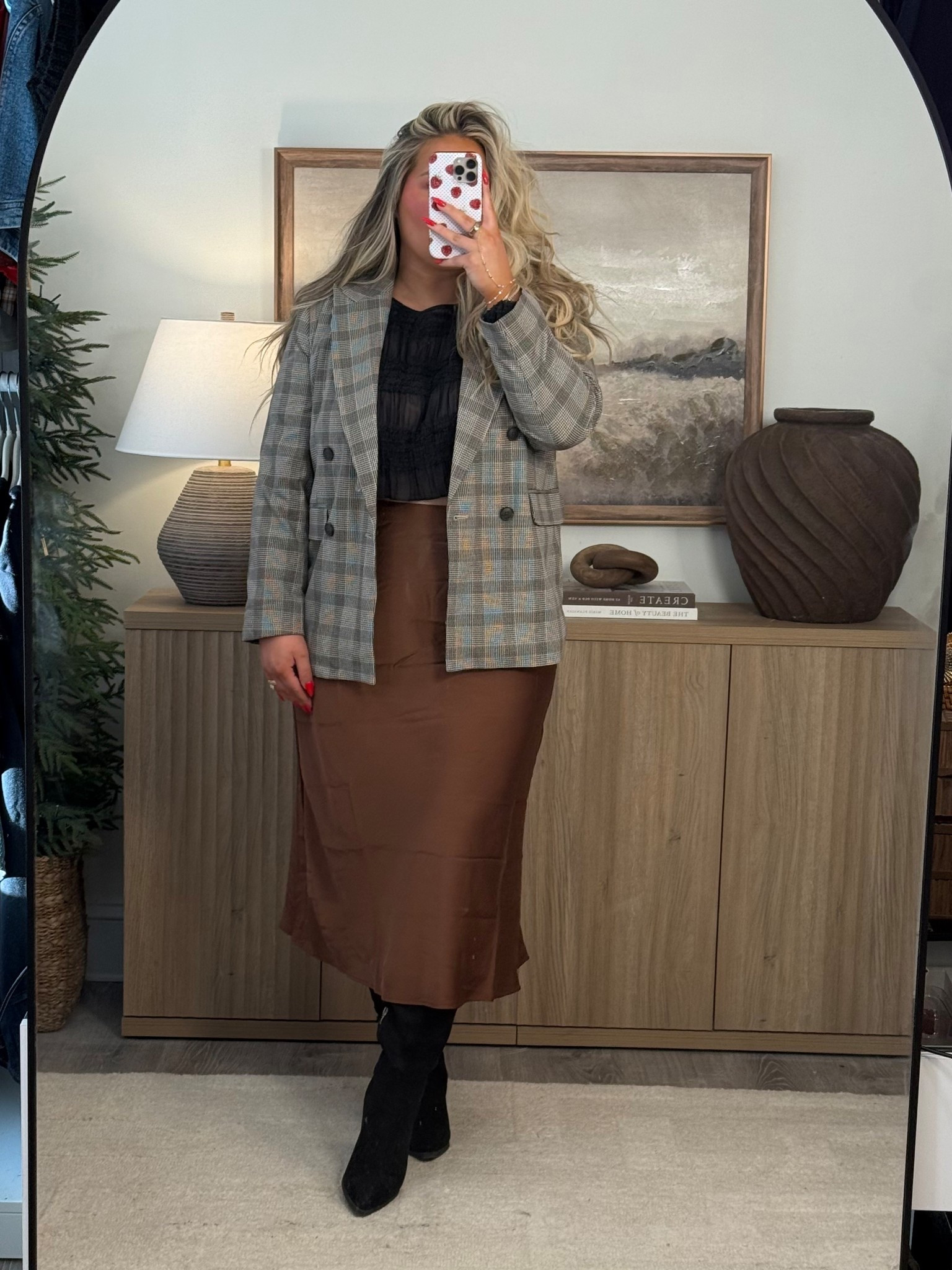 Midsize holiday outfit inspo 

XL TOP (old from VICI)
XL SKIRT
XL BLAZER (old from target)
BOOTS TTS

Holiday outfits, midsize outfits, midsize fashion, target finds, old navy finds, Amazon finds, winter fashion plus size fashion. 

#LTKootd #LTKHoliday #LTKgrwm
