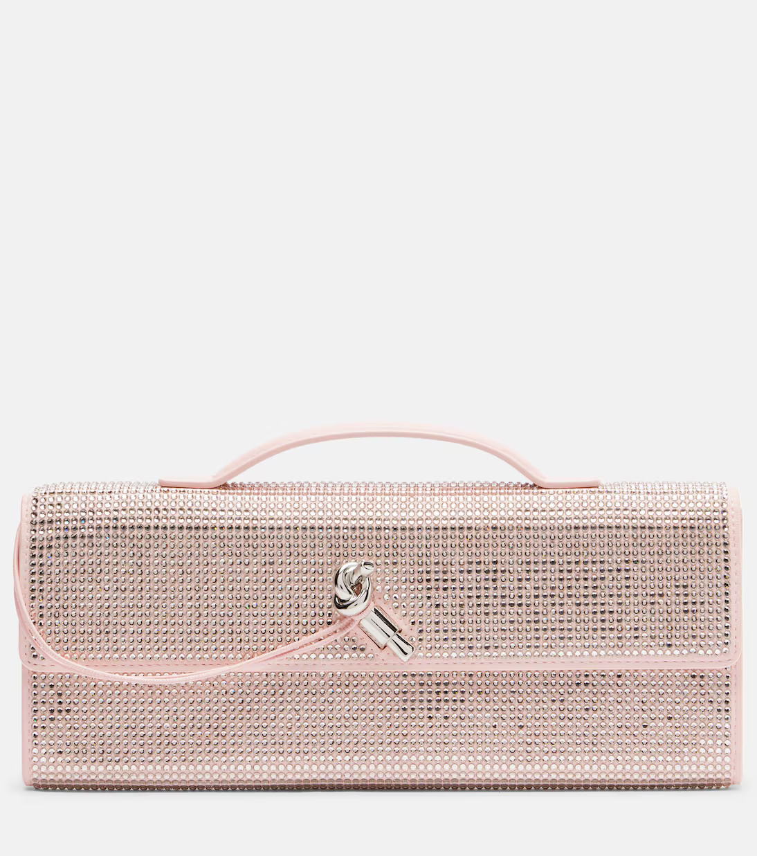 Andiamo Small embellished leather clutch | Mytheresa (UK)