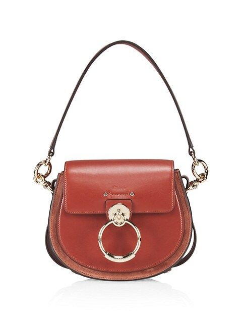 Chloé Small Tess Leather Saddle Bag | Saks Fifth Avenue