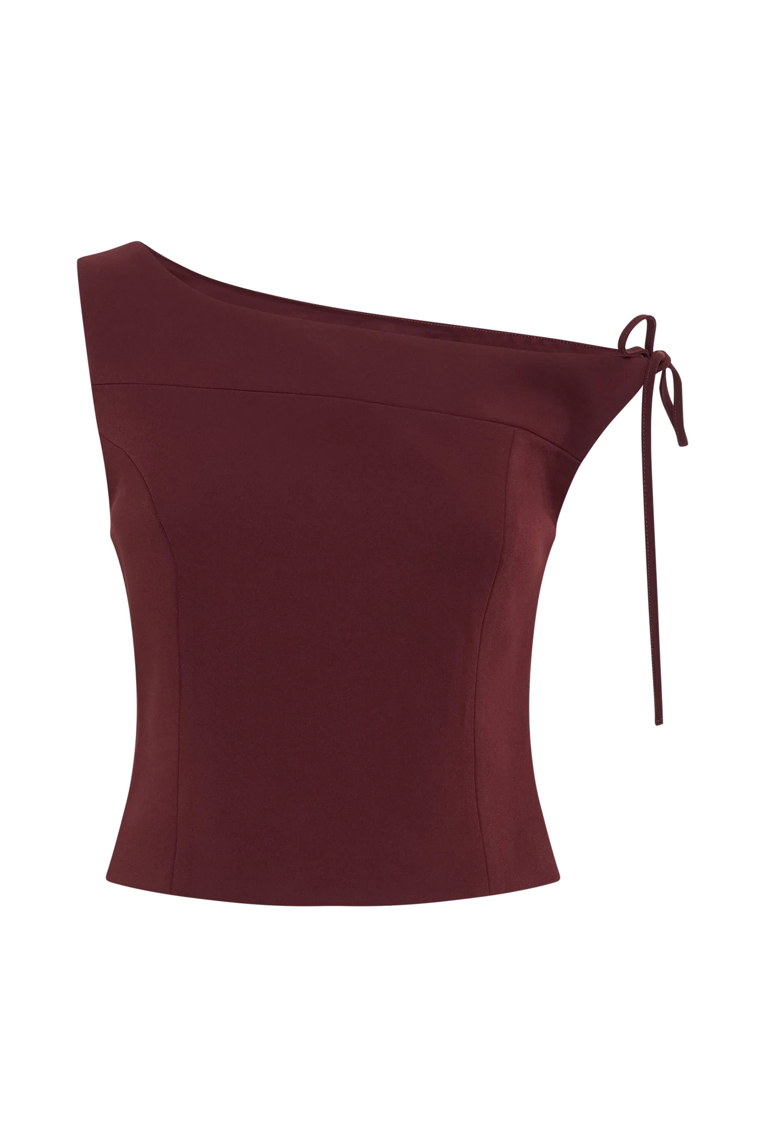 Ramsey Suiting Off Shoulder Top - Plum | MESHKI US