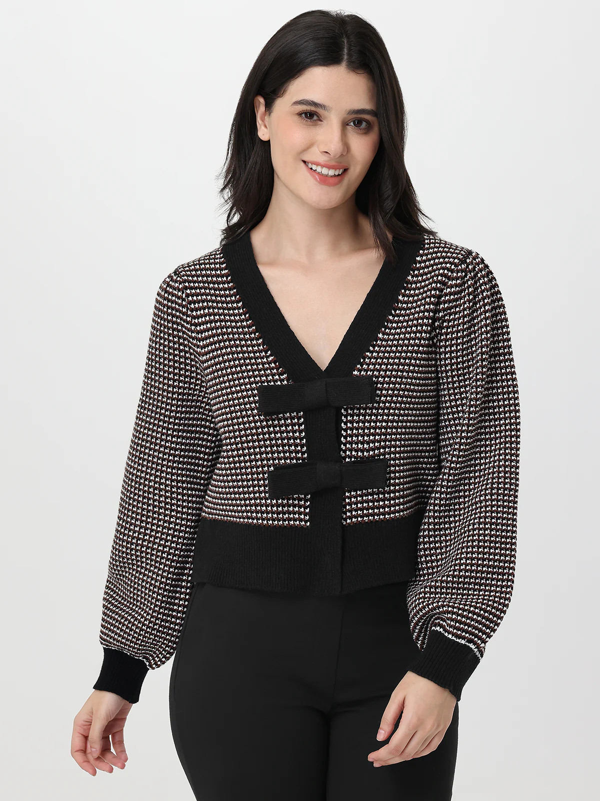 89th & Madison Bow Front Cardigan | 89th + Madison